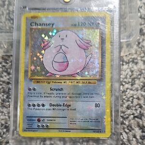 Holographic Chansey Pokémon Card